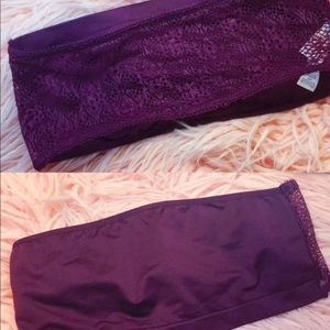 🔮 Women's Victoria Secret Lace Bandeau SZ S